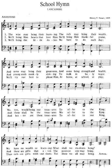 spcf hymn lyrics|SPCnian Hymn .